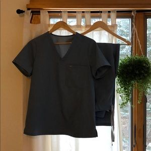 Figs Scrub Set Heather Indigo Medium